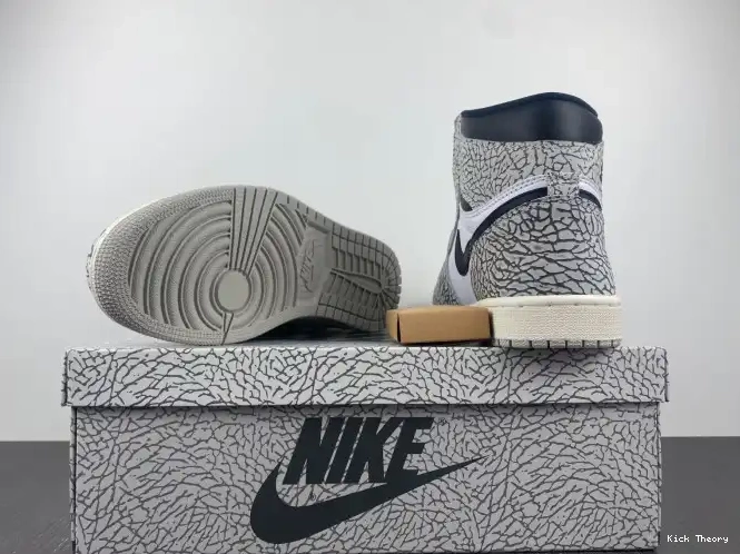 Kick Theory 1 Jordan Cement Air High DZ5485-052 White OG 0516